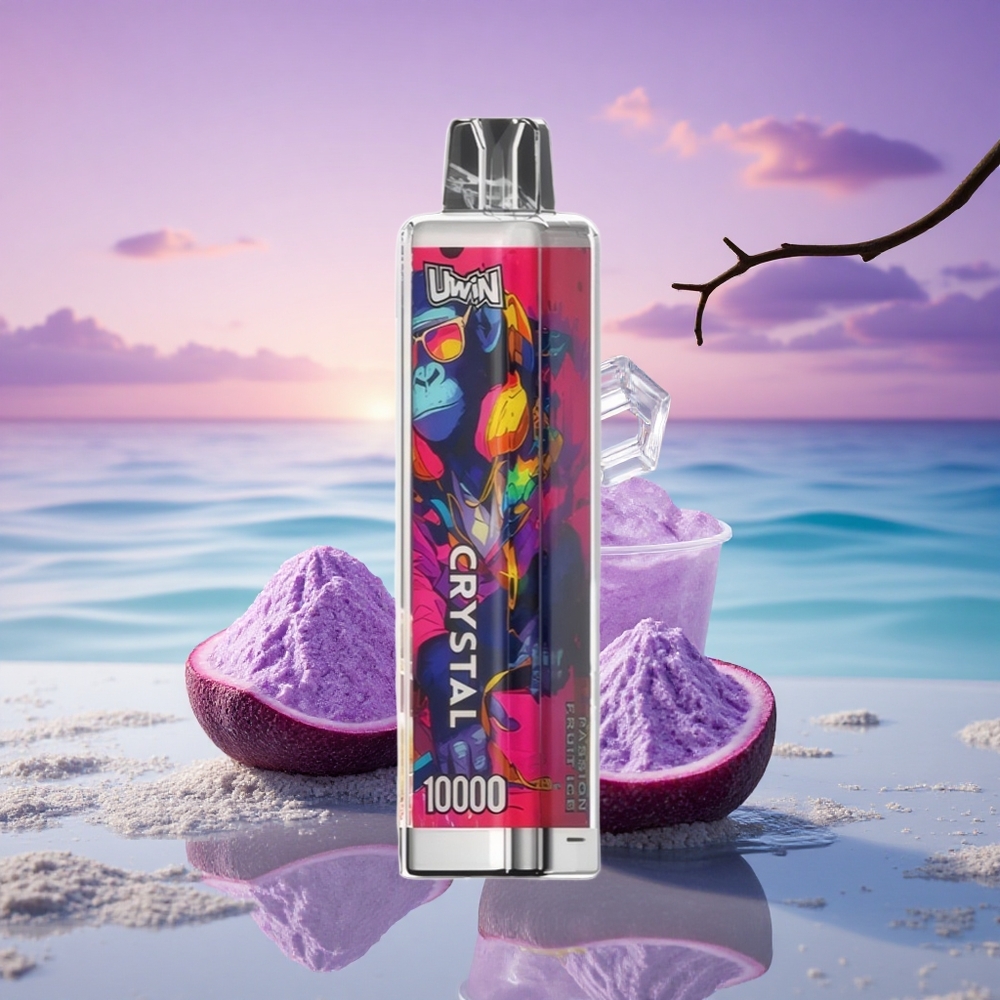 Uwin Crystal 10000 Puffs Glace Fruit de la Passion 18ml 650mAh