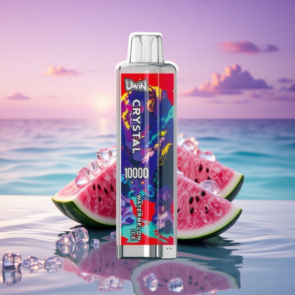 Uwin Crystal 10000 Puffs Pastèque Glacée RGB 650mAh 18ml