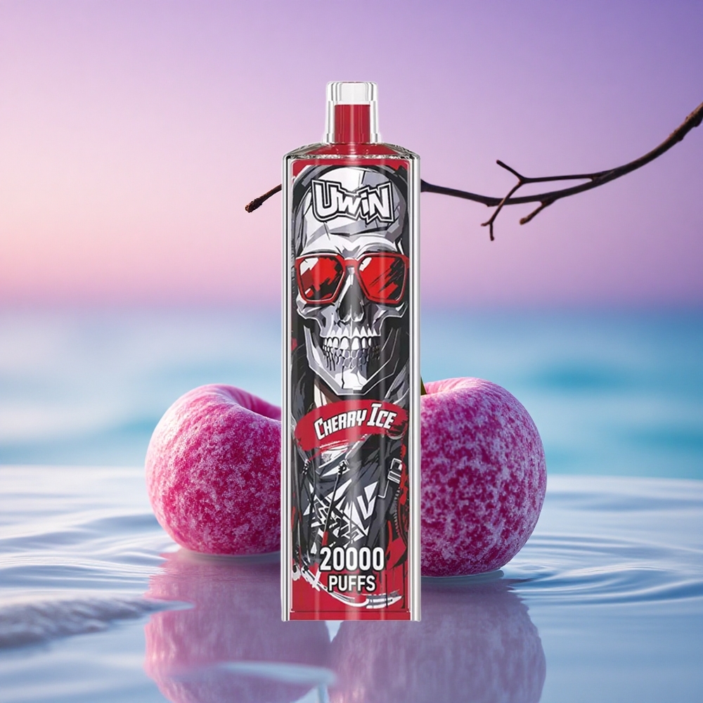 Uwin Shisha Hookah Crystal 20000 Puffs Glace Cerise Mesh Coil 650 mAh