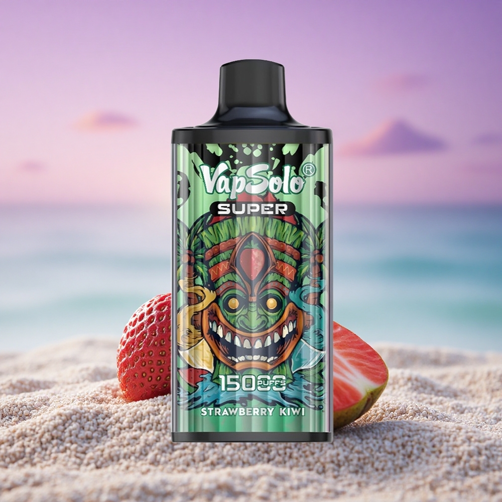 Vapsolo Super 15000 Puffs Fraise Kiwi 40ml 850mAh 20mg Nicotine