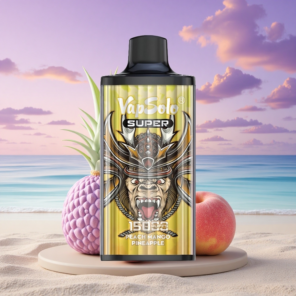Vapsolo Super 15000 Puffs Pêche Mangue Ananas 40ml 850mAh