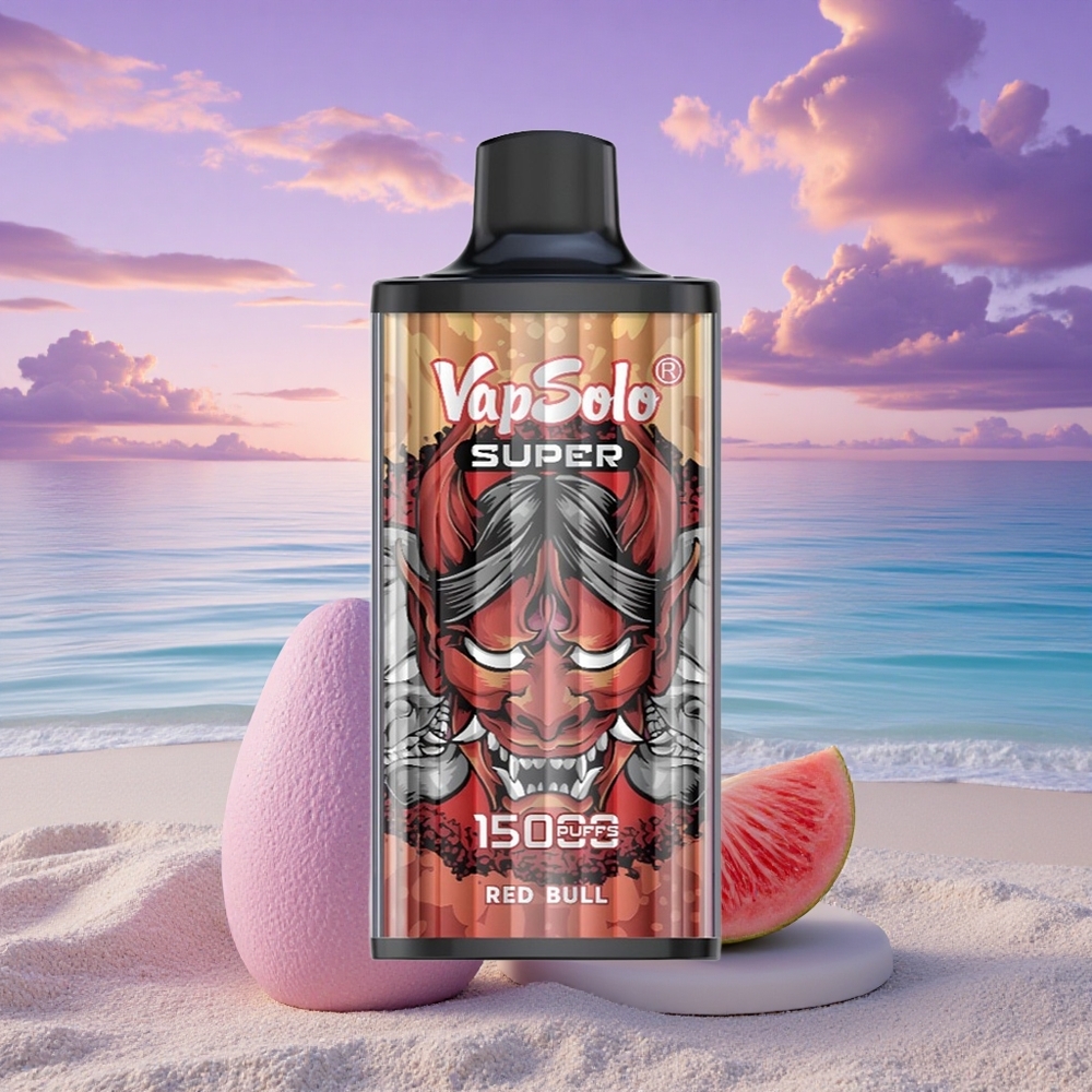 Vapsolo Super 15000 Puffs Taureau Rouge Vapsolo 40ml Nicotine 850mAh