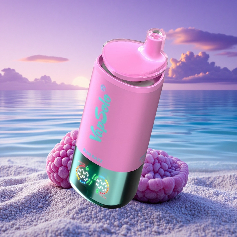 Vapsolo Triple 30000 Puffs Bleu Framboise Triple Réservoir Type-C