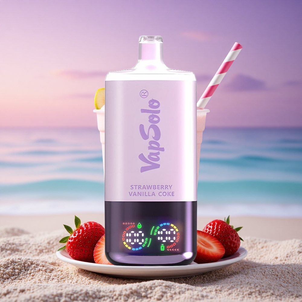 Vapsolo Triple 30000 Puffs Coca Vanille Fraise Type-C 40ml 20mg Nicotine