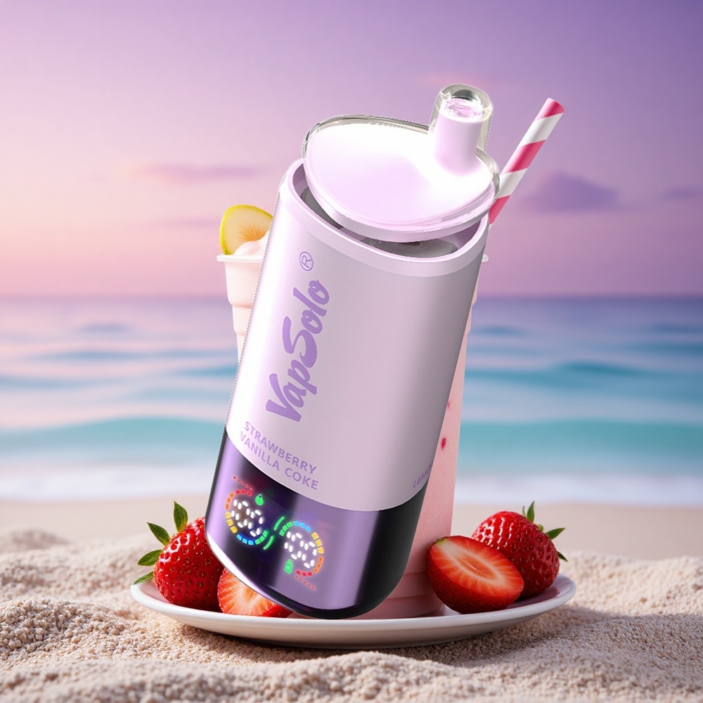Vapsolo Triple 30000 Puffs Coca Vanille Fraise Type-C 40ml 20mg Nicotine