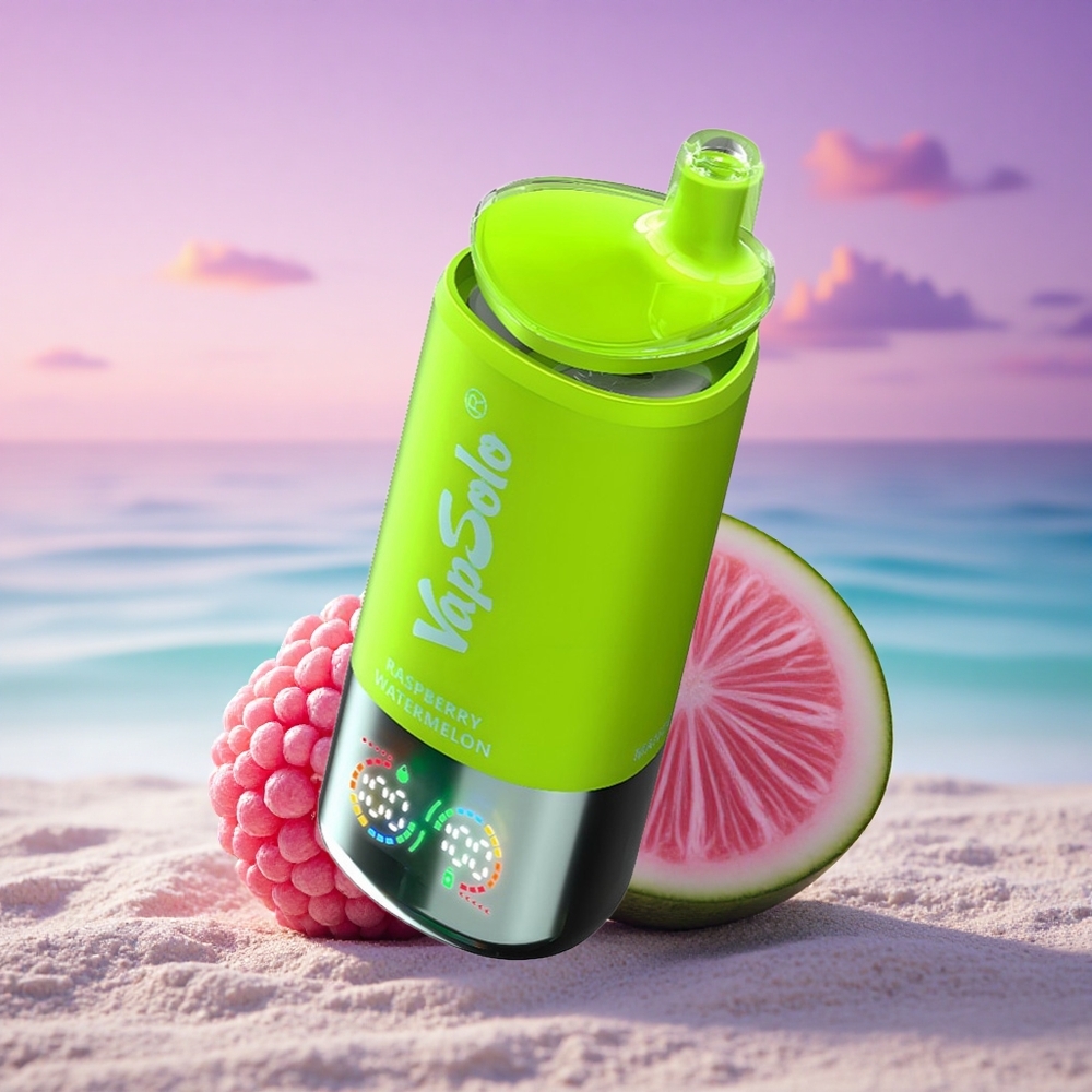 Vapsolo Triple 30000 Puffs Framboise Pastèque Triple Réservoir 40ml Nicotine