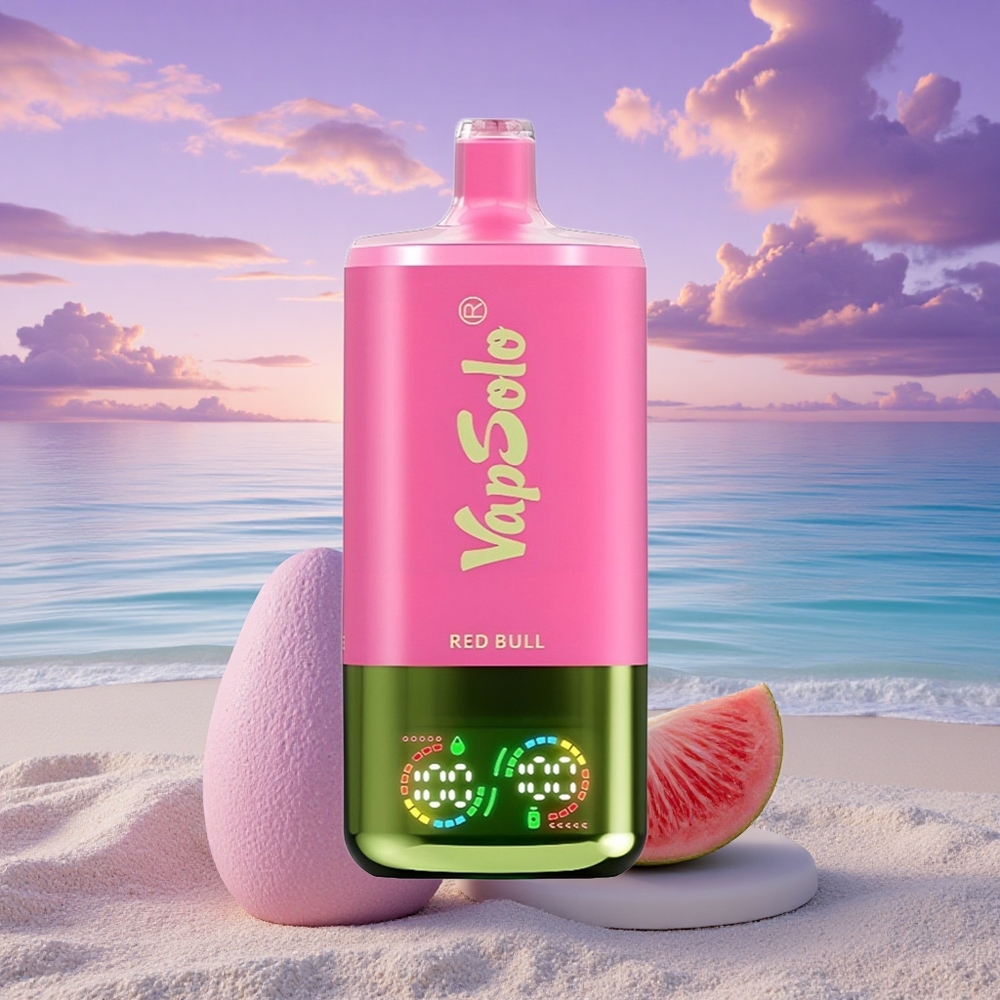 Vapsolo Triple 30000 Puffs Taureau Rouge Triple 40ml Nicotine 20mg/ml Type-C
