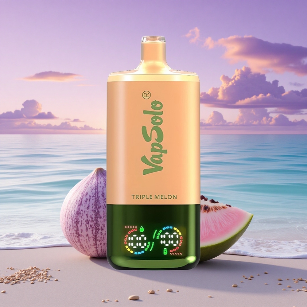Vapsolo Triple 30000 Puffs Triple Melon Type-C 40ml Nicotine 20mg/ml