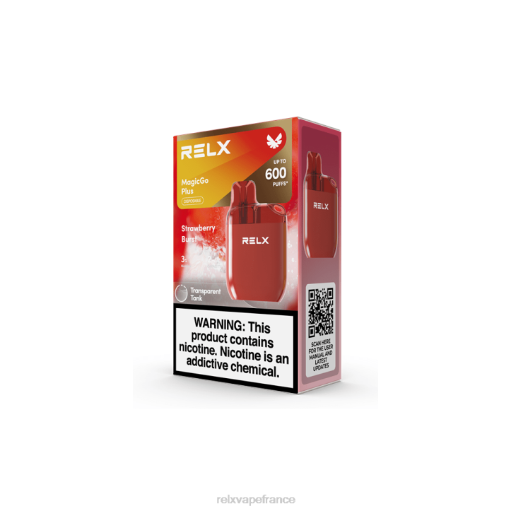 RELX France - RELX MagicGo plus sa600 0L2J52 éclat de fraise