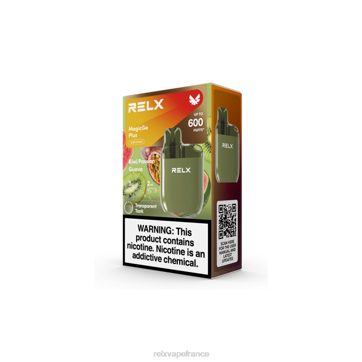RELX Vape France - RELX MagicGo plus sa600 0L2J54 kiwi passion goyave