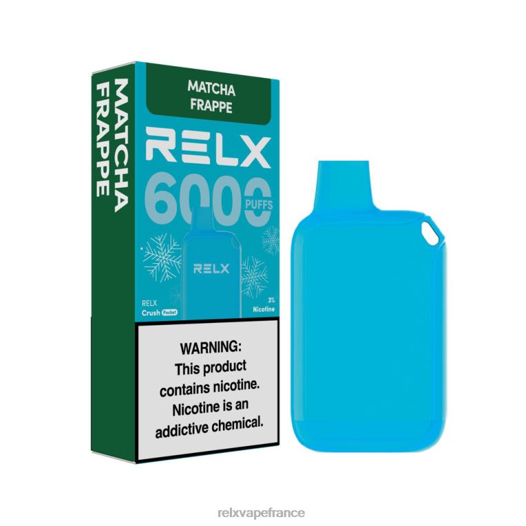 RELX France | matcha frappé RELX Crush Pocket 6000 glacé T0H6417