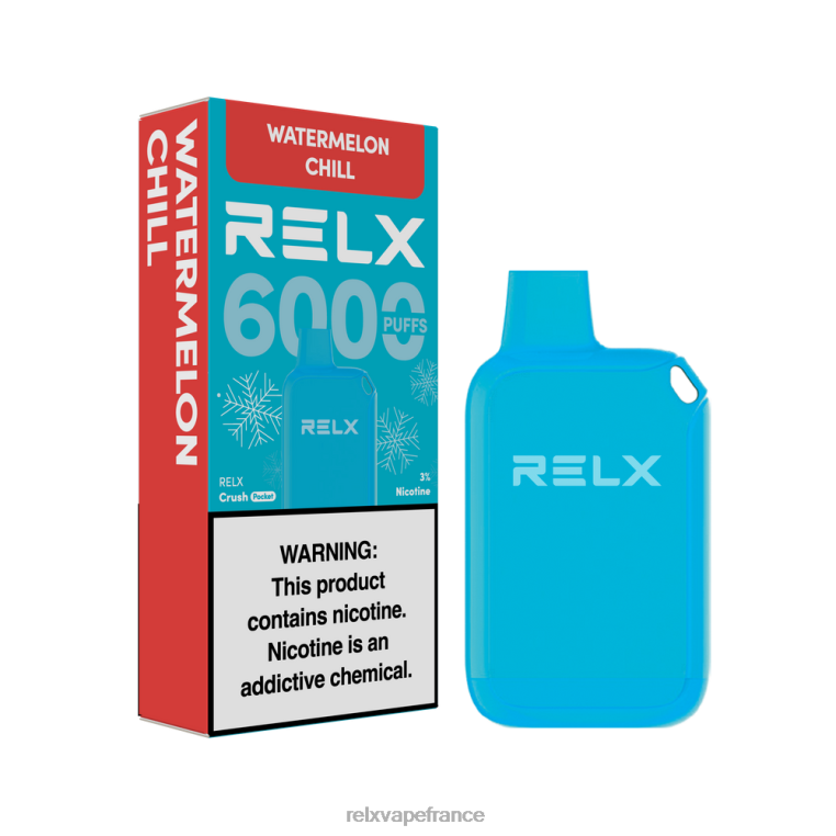 RELX Magasin | fraîcheur de pastèque RELX Crush Pocket 6000 glacé T0H6424